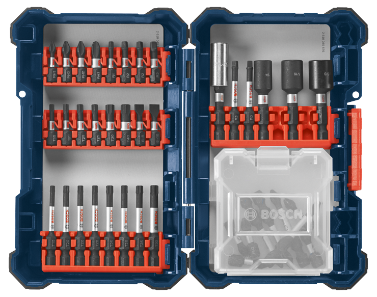 Bosch SDMS40 40 pc. Impact Tough Screwdriving Custom Case System Set