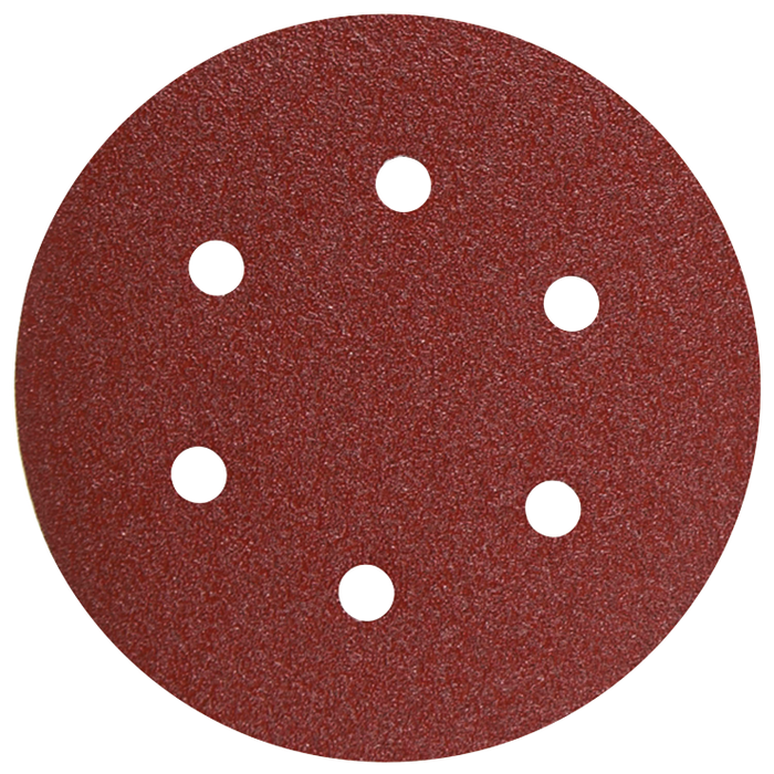 Bosch SR6R320 5 pc. 320 Grit 6 In. 6 Hole Hook-And-Loop Sanding Discs