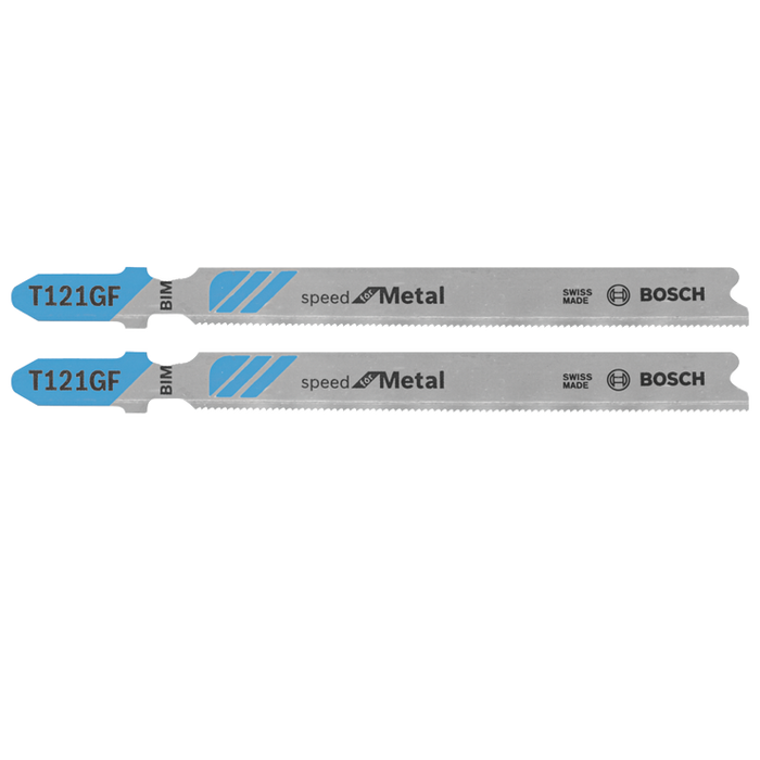 Bosch T121GF3 3 pc. 3-5/8 In. 30 TPI Speed for Metal T-Shank Jig Saw Blades