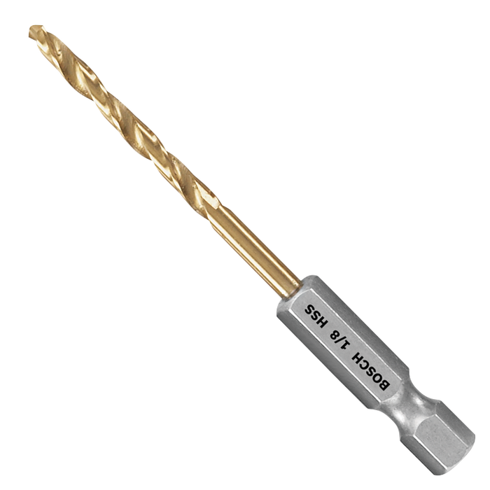 Bosch TI2135IM 1/8 In. Impact Tough Titanium Drill Bit