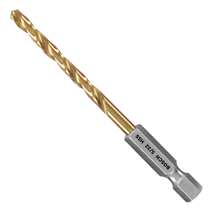 Bosch TI2137IM 5/32 In. Impact Tough Titanium Drill Bit