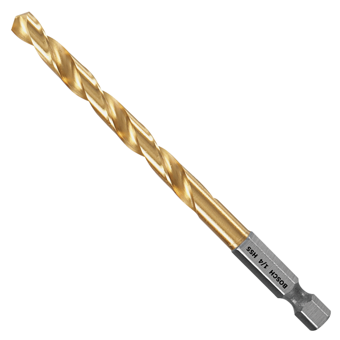 Bosch TI2143IM 1/4 In. Impact Tough Titanium Drill Bit