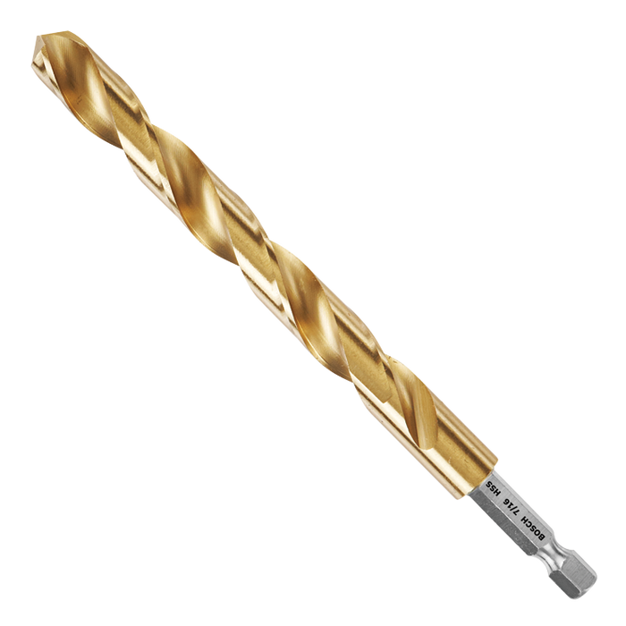 Bosch TI2155IM 7/16 In. Impact Tough Titanium Drill Bit