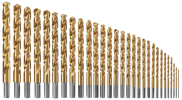 Bosch TI29 29 pc. Titanium Metal Drill Bit Set