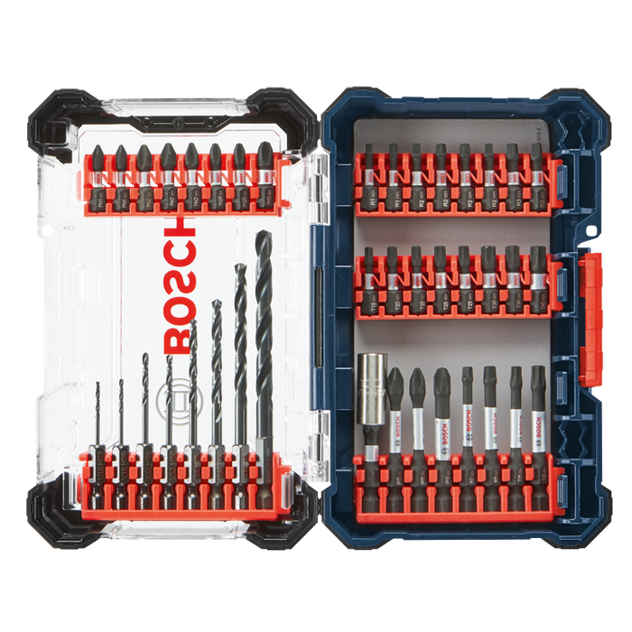 Bosch DDMSD40 40 pc. Driven Impact Screwdriving and Drilling Custom Case Set