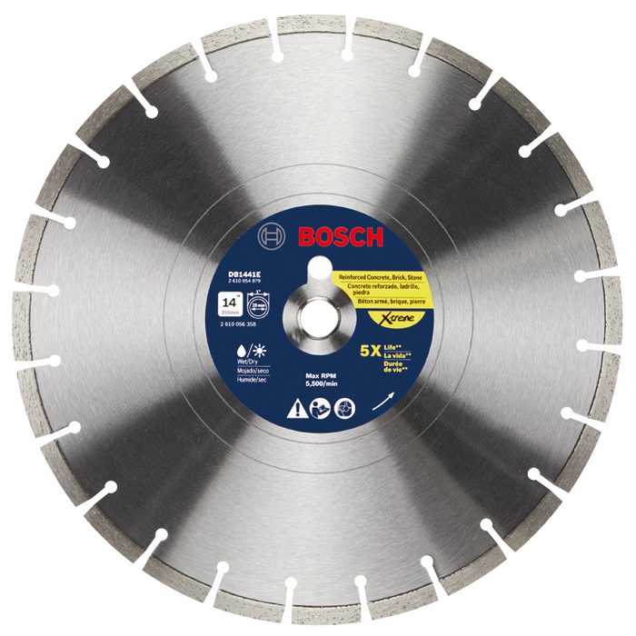 Bosch DB1441E 14 In. Xtreme Segmented Rim Diamond Blade