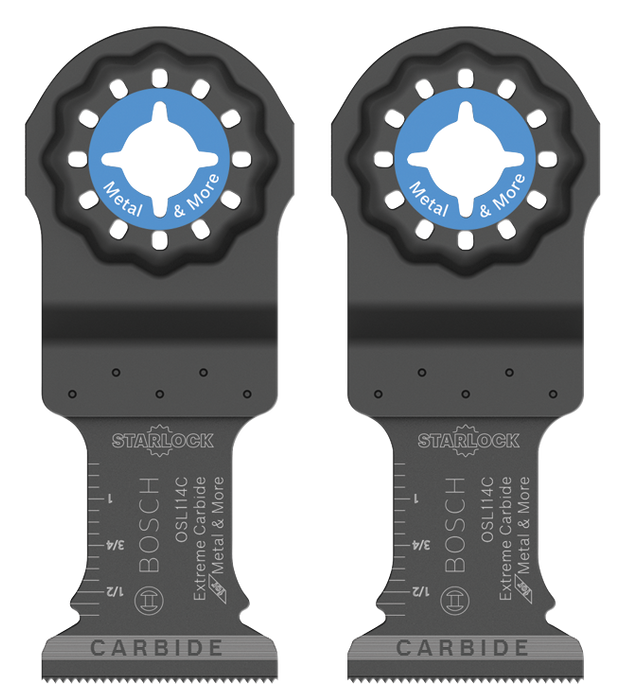 Bosch OSL114C-2 1-1/4 In. Starlock Oscillating Multi Tool Carbide Plunge Cut Blade 2 pk.