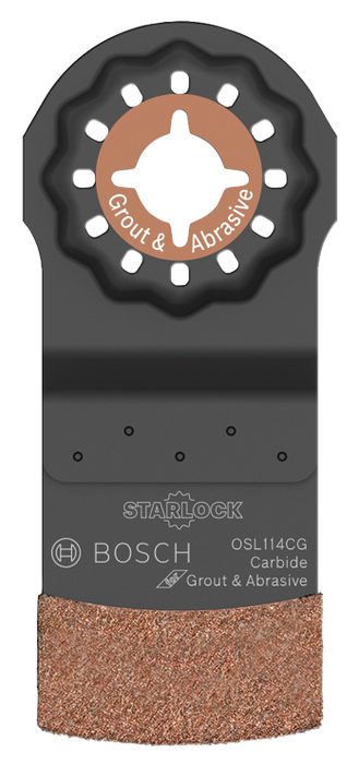 Bosch OSL114CG 1-1/4 In. Starlock Oscillating Multi Tool Carbide Grit Plunge Cut Blade