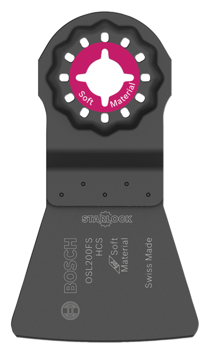 Bosch OSL200FS 2 In. Starlock Oscillating Multi Tool High-Carbon Steel Flexible Scraper Blade