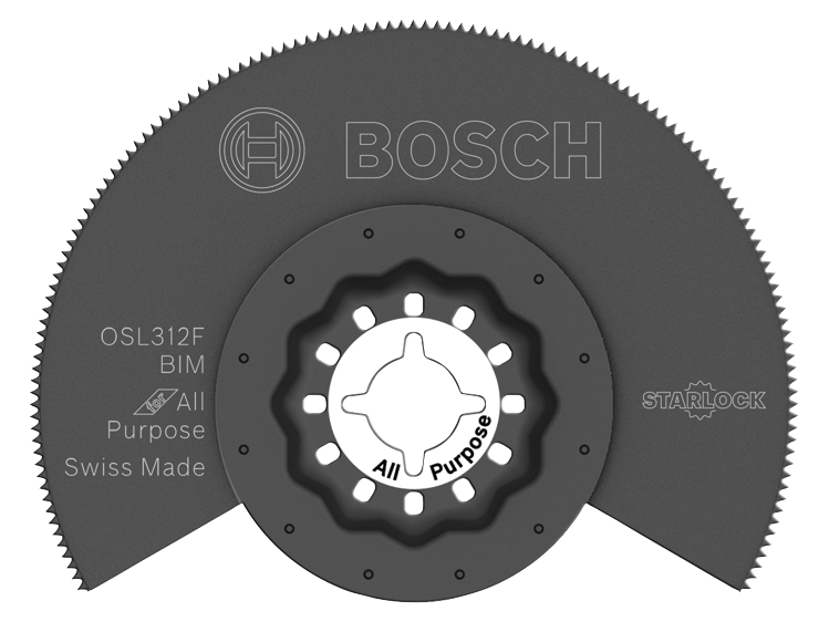 Bosch OSL312F 3-1/2 In. Starlock Oscillating Multi Tool Bi-Metal Flush Cut Blade