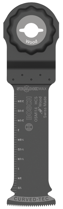 Bosch OSM114 1-1/4 In. StarlockMax Oscillating Multi Tool High-Carbon Steel Plunge Cut Blade