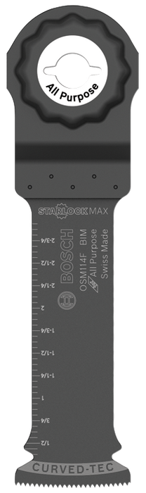 Bosch OSM114F 1-1/4 In. StarlockMax Oscillating Multi Tool Bi-Metal Plunge Cut Blade