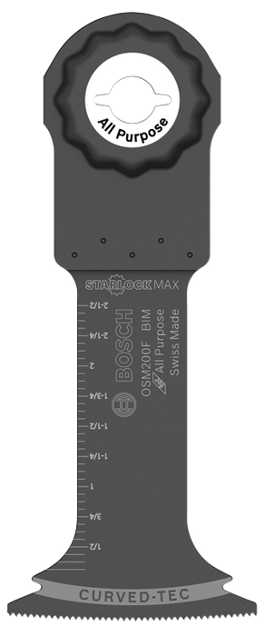 Bosch OSM200F 2 In. StarlockMax Oscillating Multi Tool Bi-Metal Plunge Cut Blade