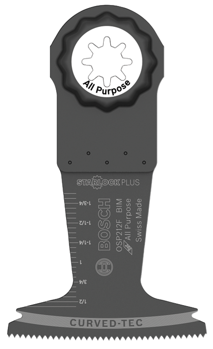 Bosch OSP212F 2-1/2 In. StarlockPlus Oscillating Multi Tool Bi-Metal Plunge Cut Blade