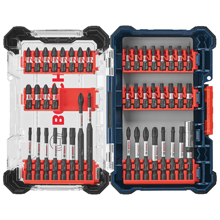 Bosch SDMSD44 44 pc. Driven Impact Screwdriving Custom Case Set