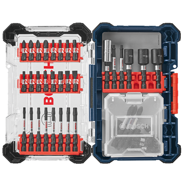 Bosch SDMSD45 45 pc. Driven Impact Screwdriving Custom Case Set